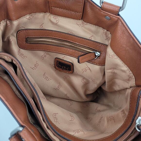 Born Concepts b.o.c. Vegan Pastel Yellow Canvas Bucket Bag Pistachio Leaf Boho - Picture 12 of 14